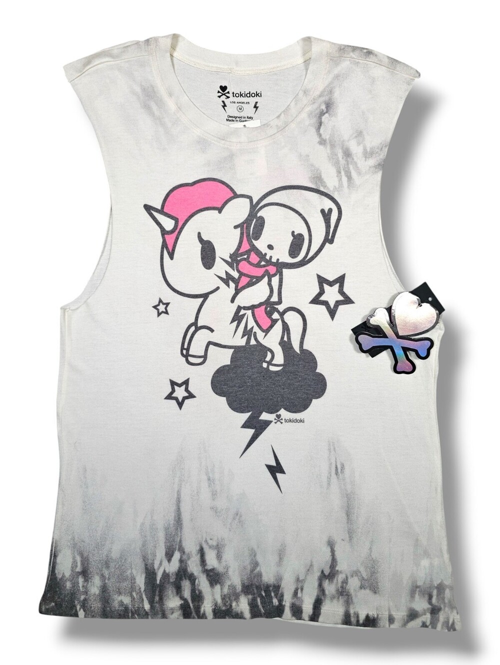 Tokidoki Unicorno Ciao Ciao Graphic Sleeveless Tee Kawaii Alt Punk Goth Medium